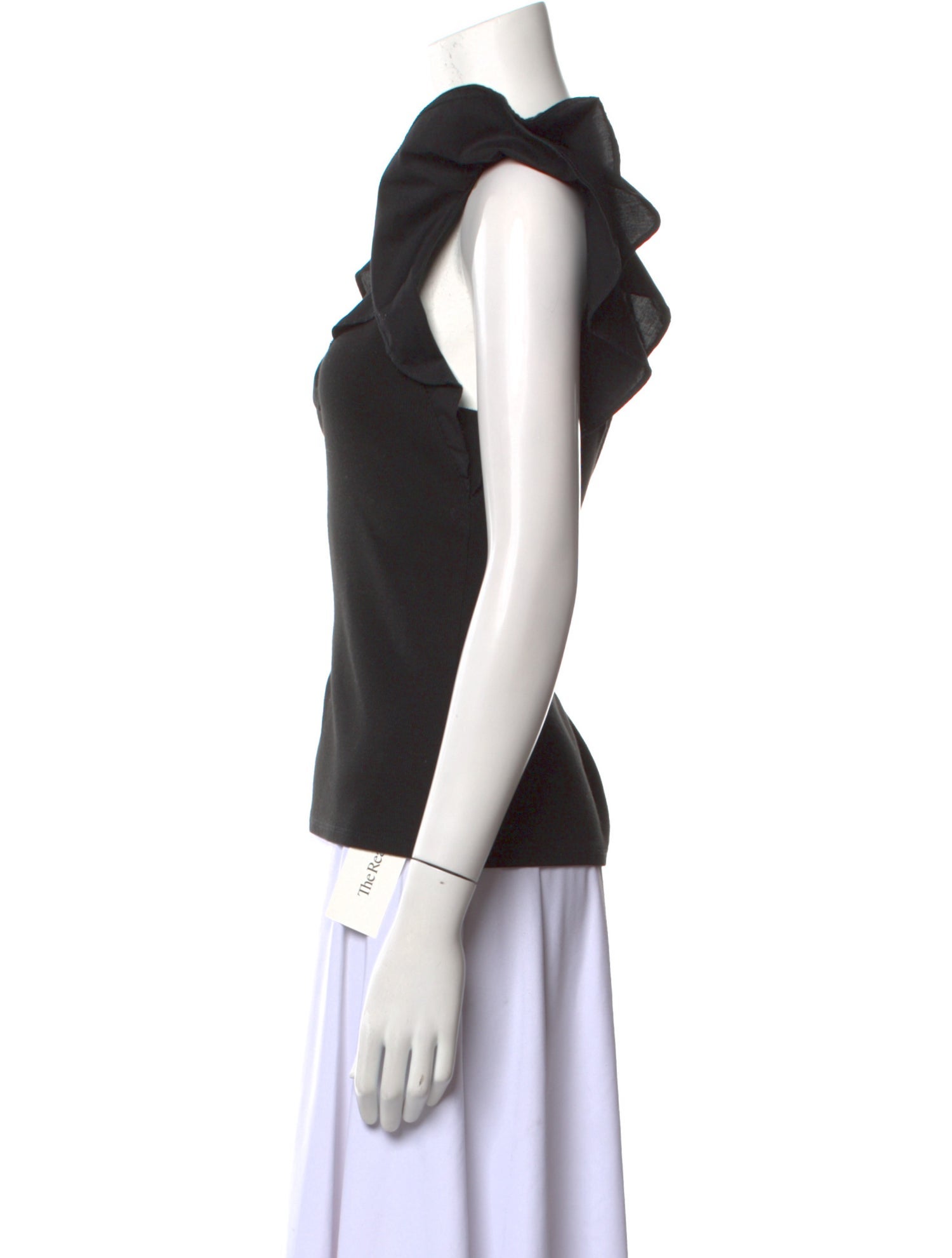 Veronica Beard V-Neck Short Sleeve Top