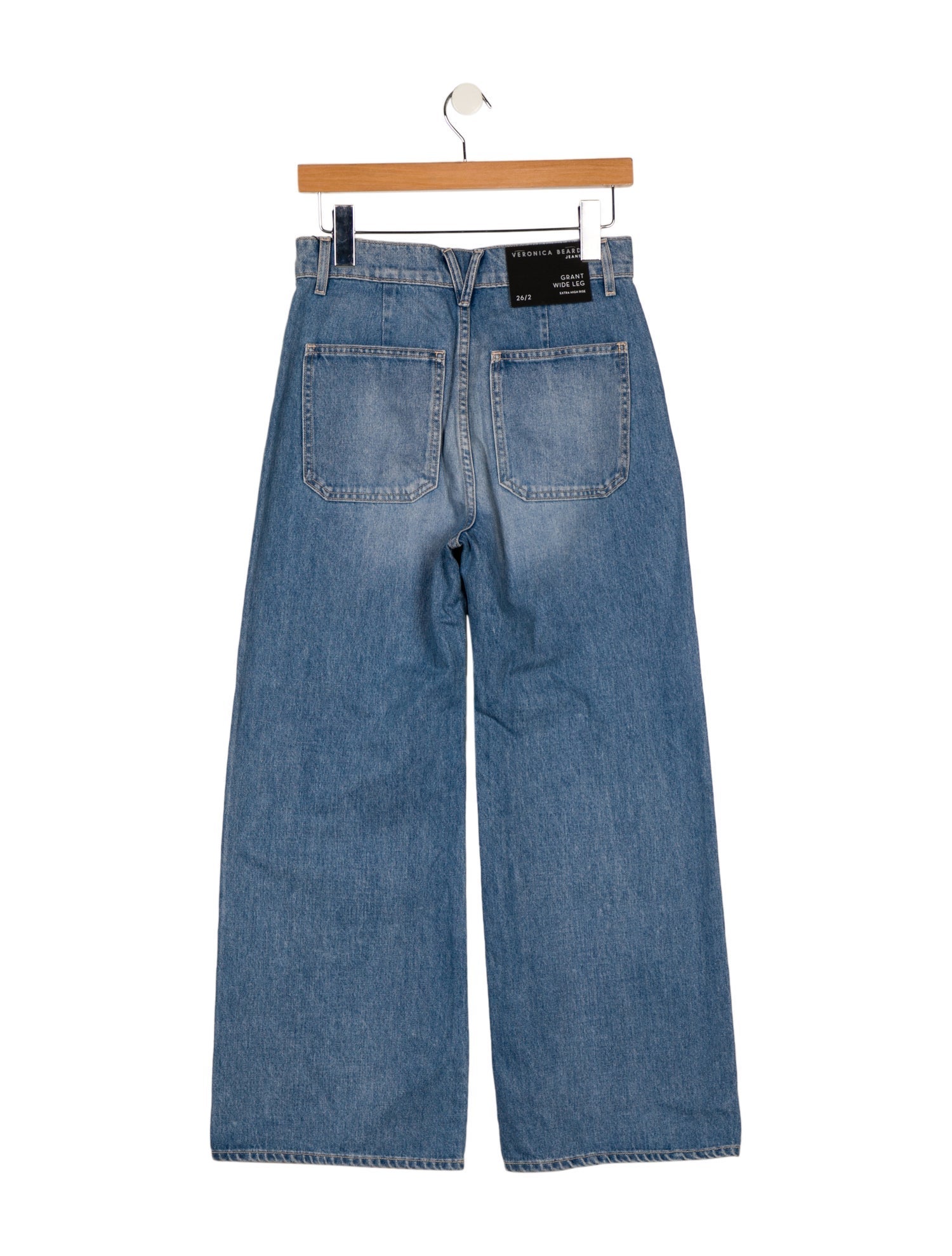 Veronica Beard High-Rise Wide Leg Jeans w/ Tags