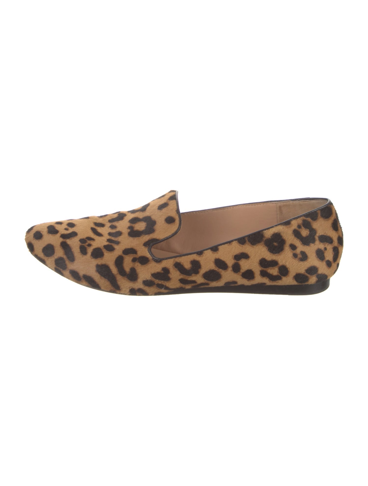 Veronica Beard Ponyhair Animal Print Loafers