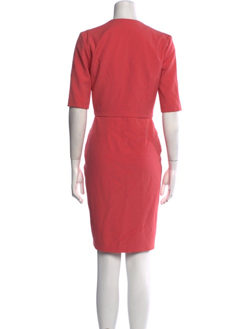 Veronica Beard V-Neck Knee-Length Dress