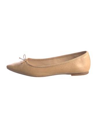 Veronica Beard Suede Bow Accents Ballet Flats