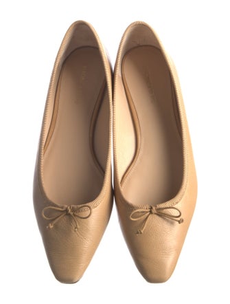 Veronica Beard Suede Bow Accents Ballet Flats