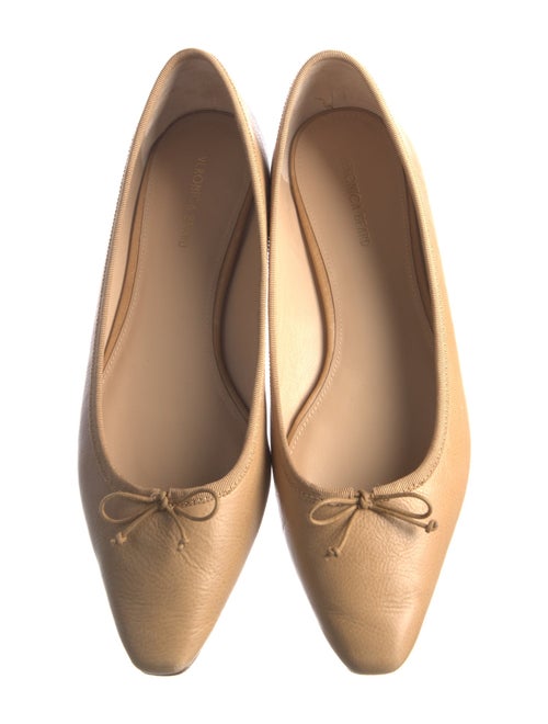 Veronica Beard Suede Bow Accents Ballet Flats