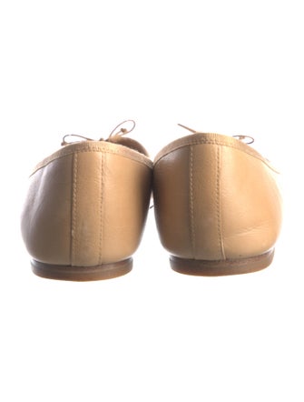 Veronica Beard Suede Bow Accents Ballet Flats