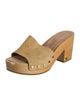 Veronica Beard Suede Studded Accents Slides