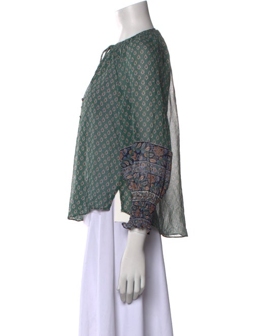 Veronica Beard Silk Printed Blouse