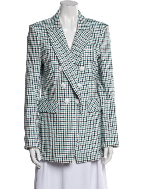 Veronica Beard Houndstooth Print Blazer