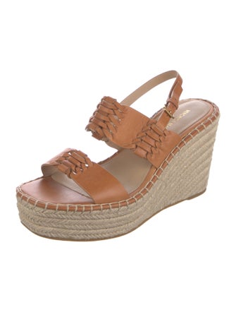 Veronica Beard Leather Espadrilles