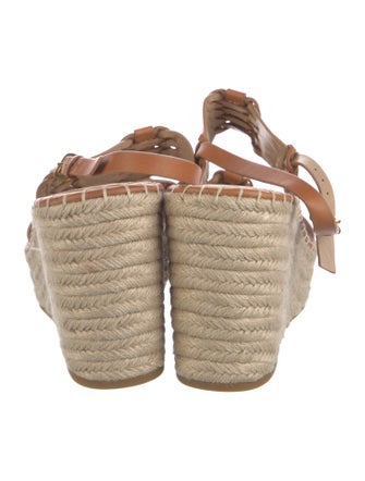 Veronica Beard Leather Espadrilles