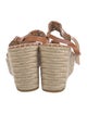 Veronica Beard Leather Espadrilles