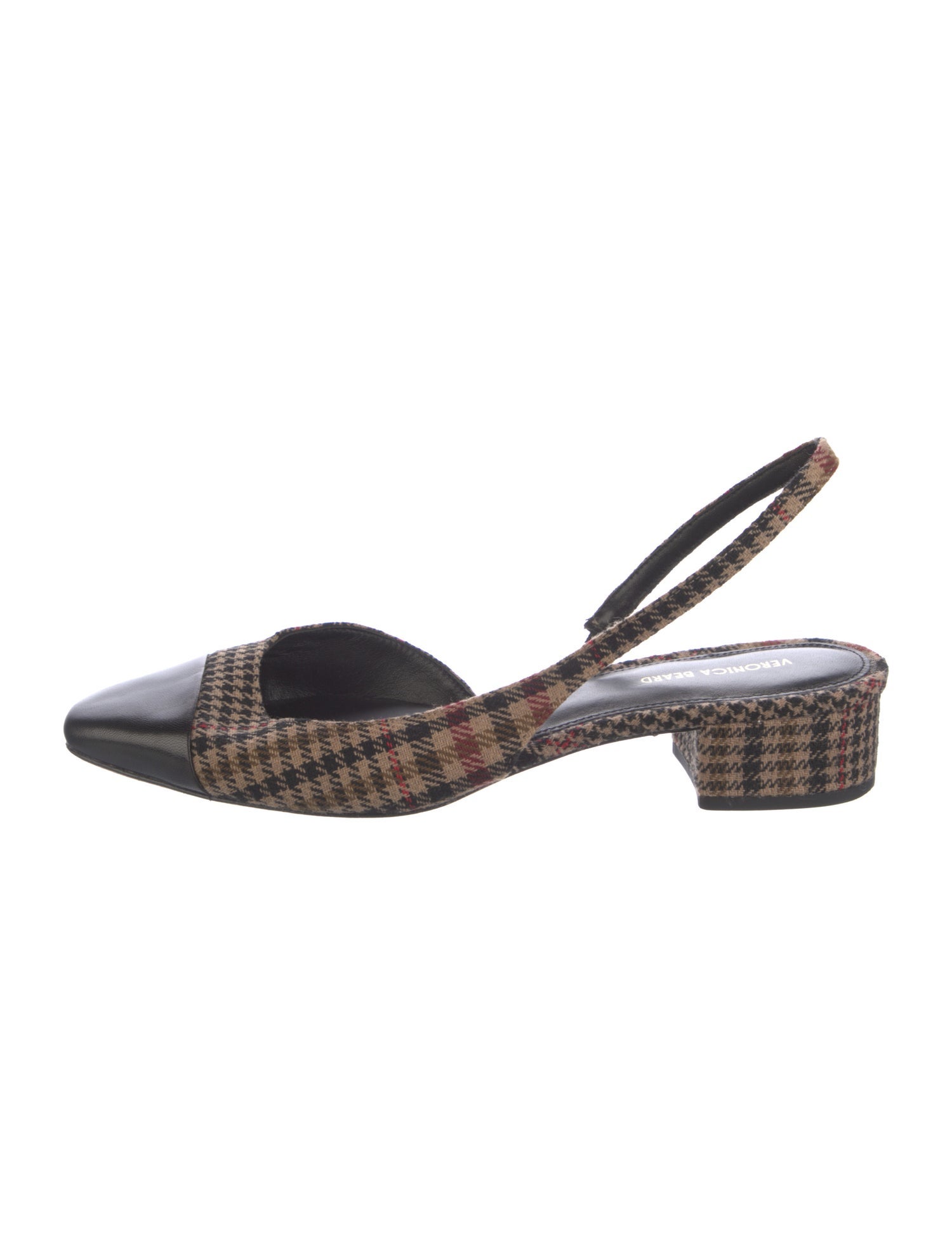 Veronica Beard Vintage Leather Slingback Pumps