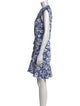 Veronica Beard Floral Print Knee-Length Dress