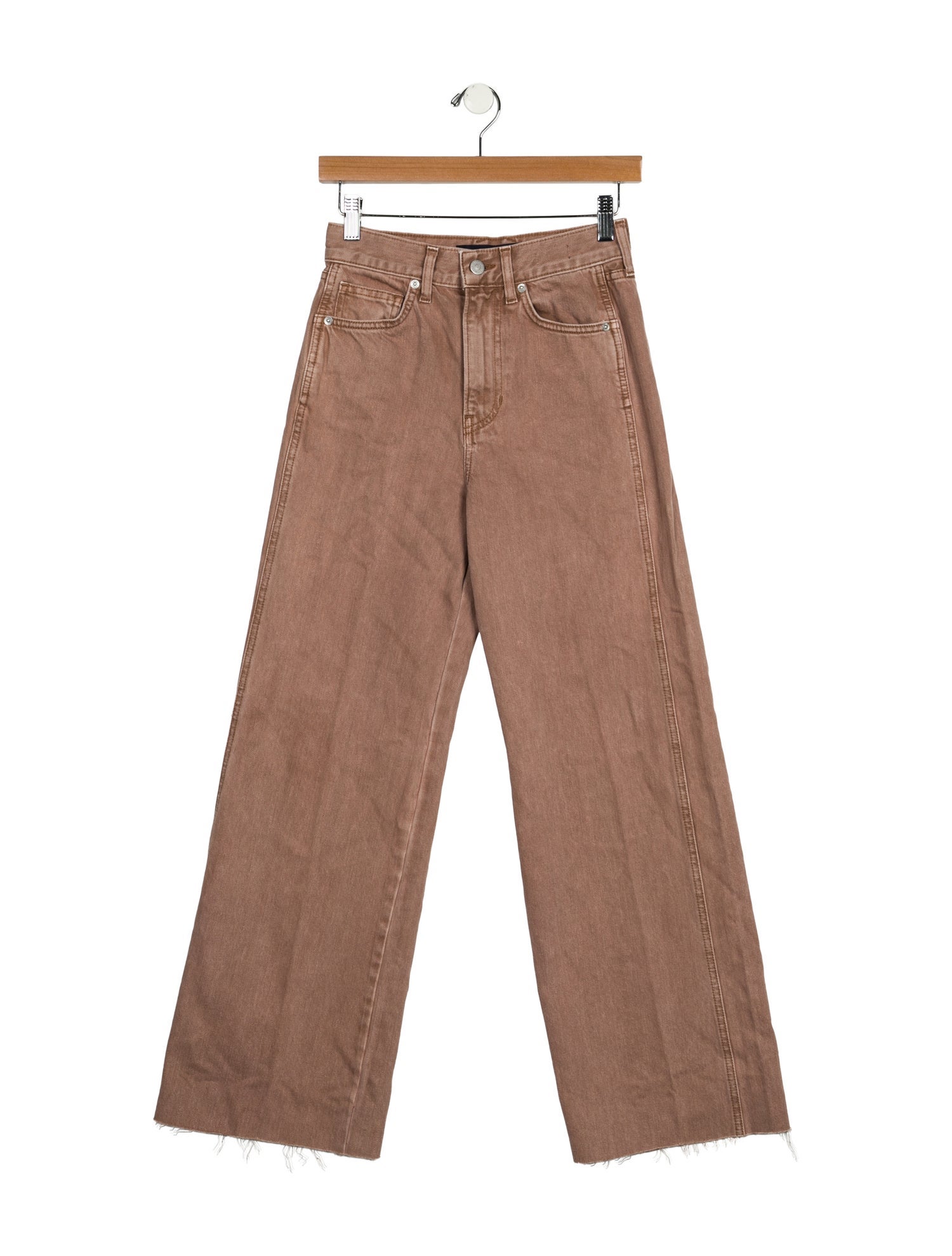 Veronica Beard High-Rise Wide Leg Jeans
