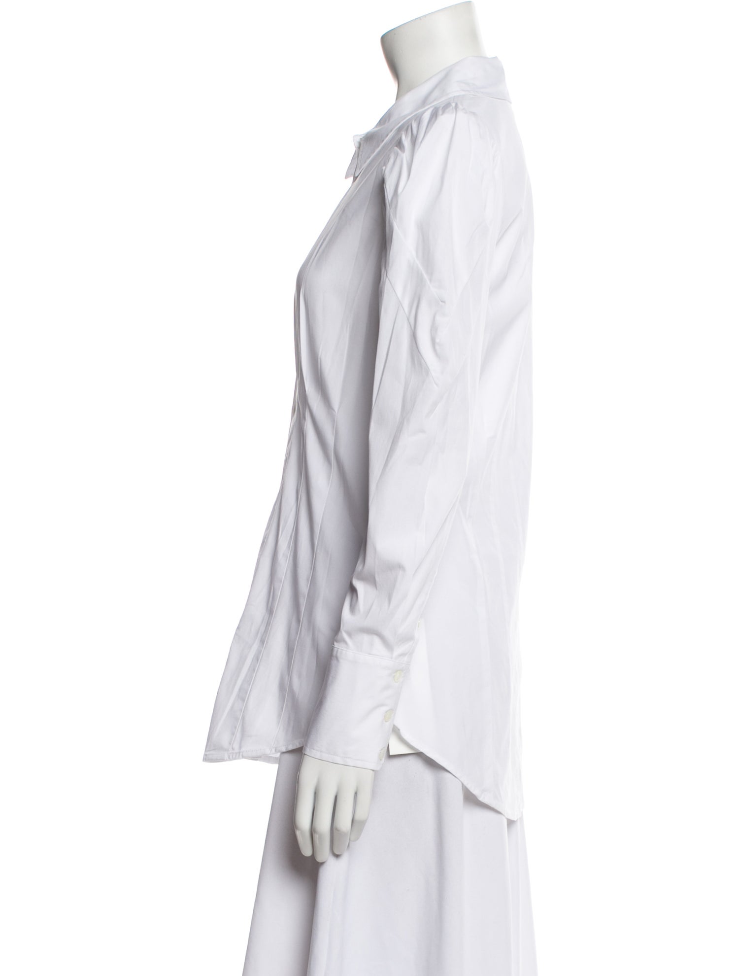 Veronica Beard Long Sleeve Button-Up Top