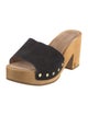 Veronica Beard Suede Studded Accents Slides