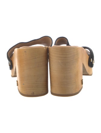 Veronica Beard Suede Studded Accents Slides