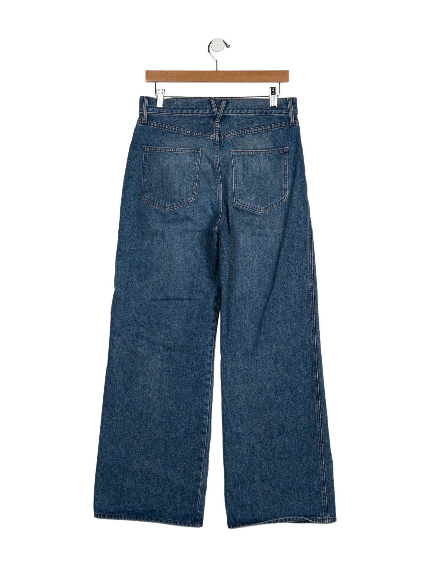 Veronica Beard High-Rise Wide Leg Jeans