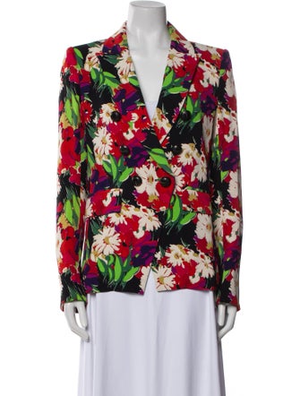 Veronica Beard Floral Print Blazer