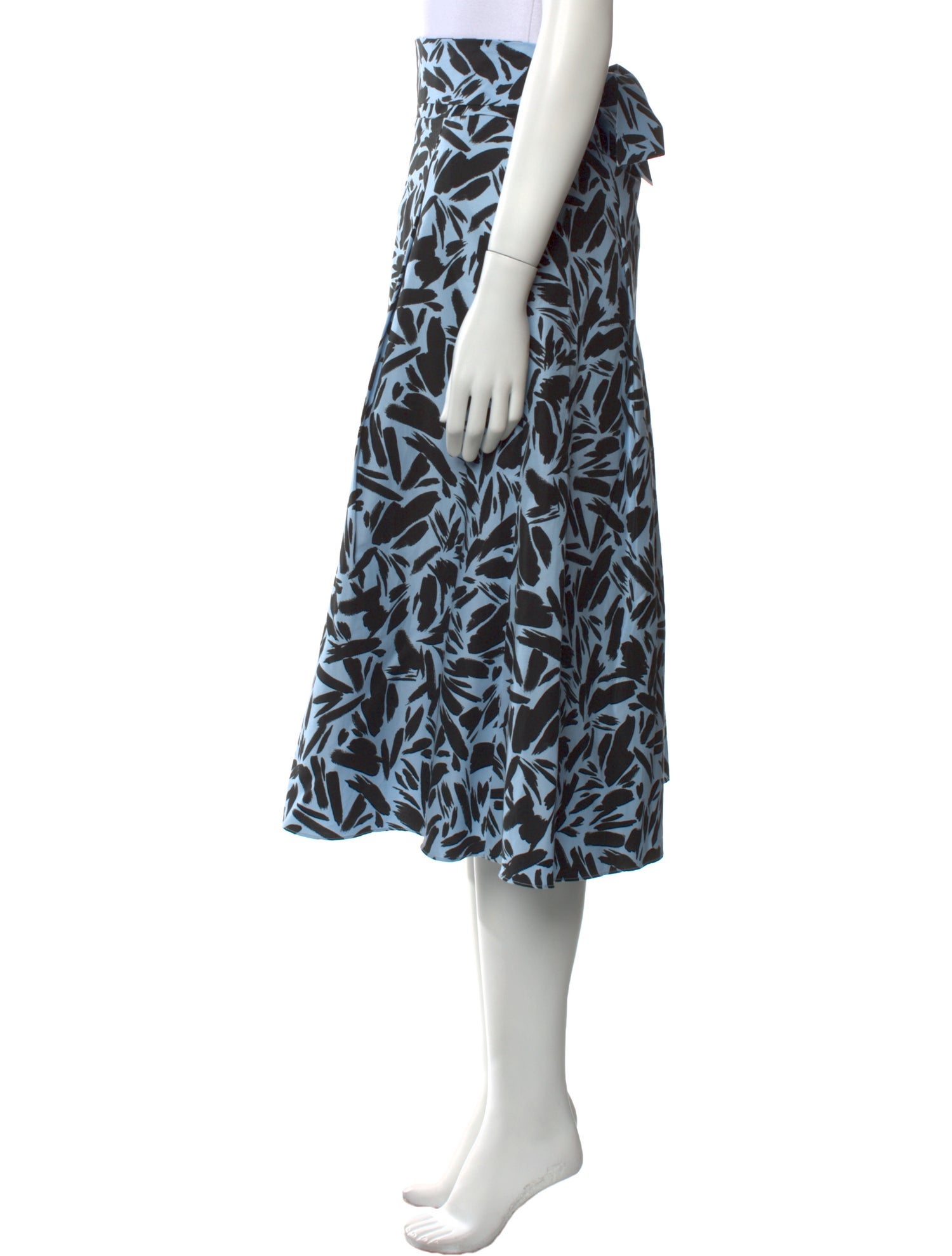 Veronica Beard Printed Midi Length Skirt