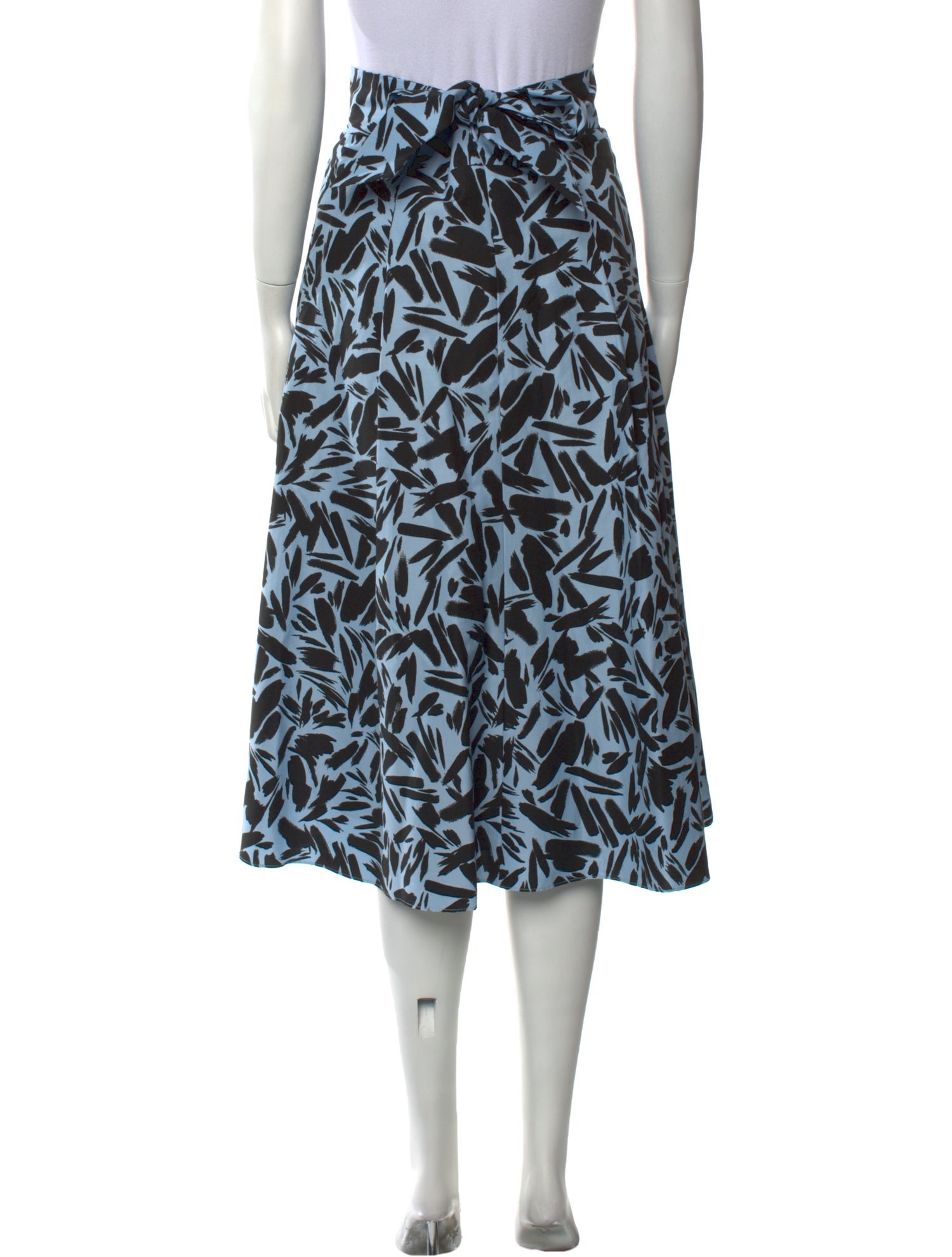 Veronica Beard Printed Midi Length Skirt