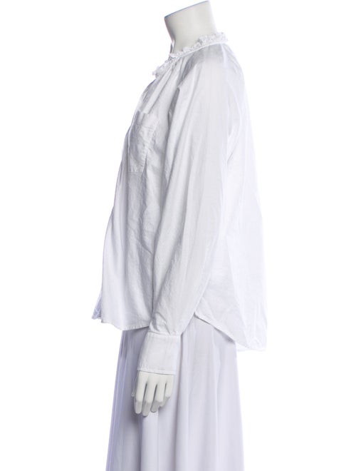 Veronica Beard Long Sleeve Button-Up Top