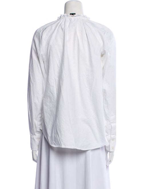 Veronica Beard Long Sleeve Button-Up Top