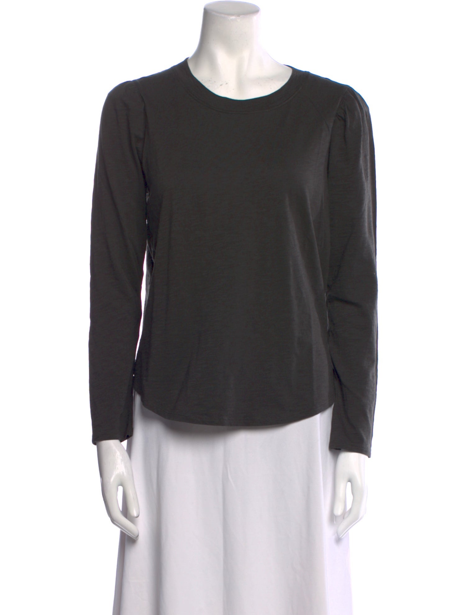 Veronica Beard Supima Cotton Crew Neck Top