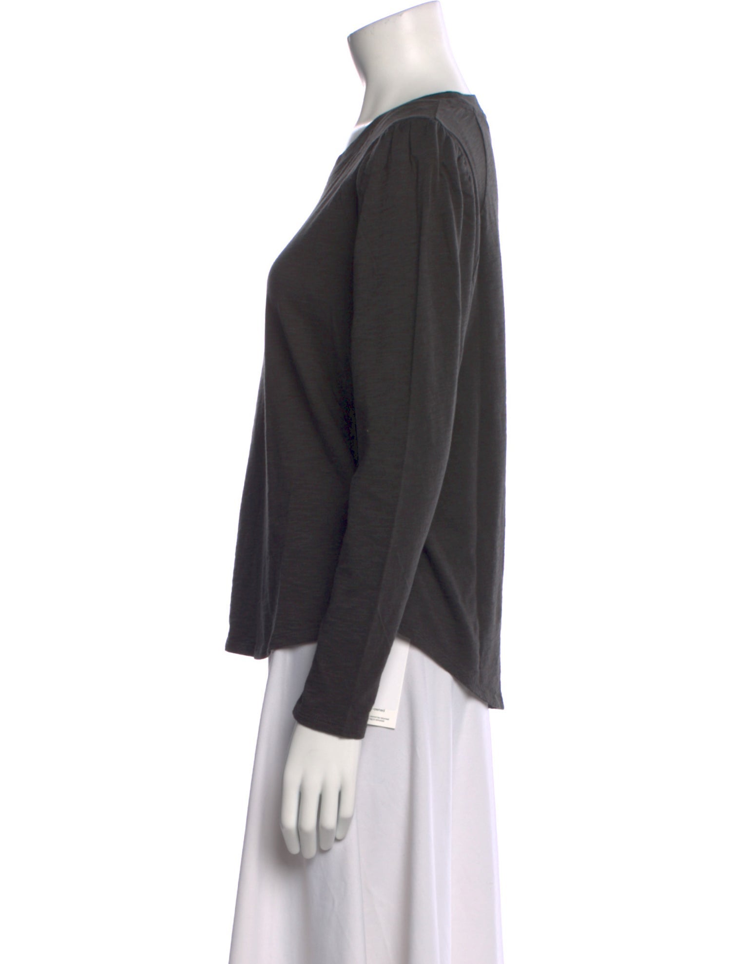 Veronica Beard Supima Cotton Crew Neck Top