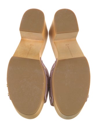 Veronica Beard Suede Printed Slides