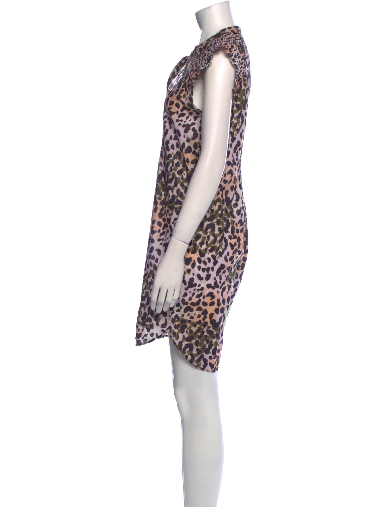 Veronica Beard Animal Print Knee-Length Dress