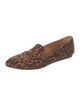 Veronica Beard Ponyhair Animal Print Loafers