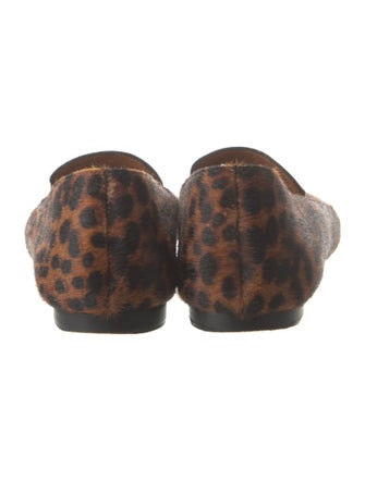 Veronica Beard Ponyhair Animal Print Loafers