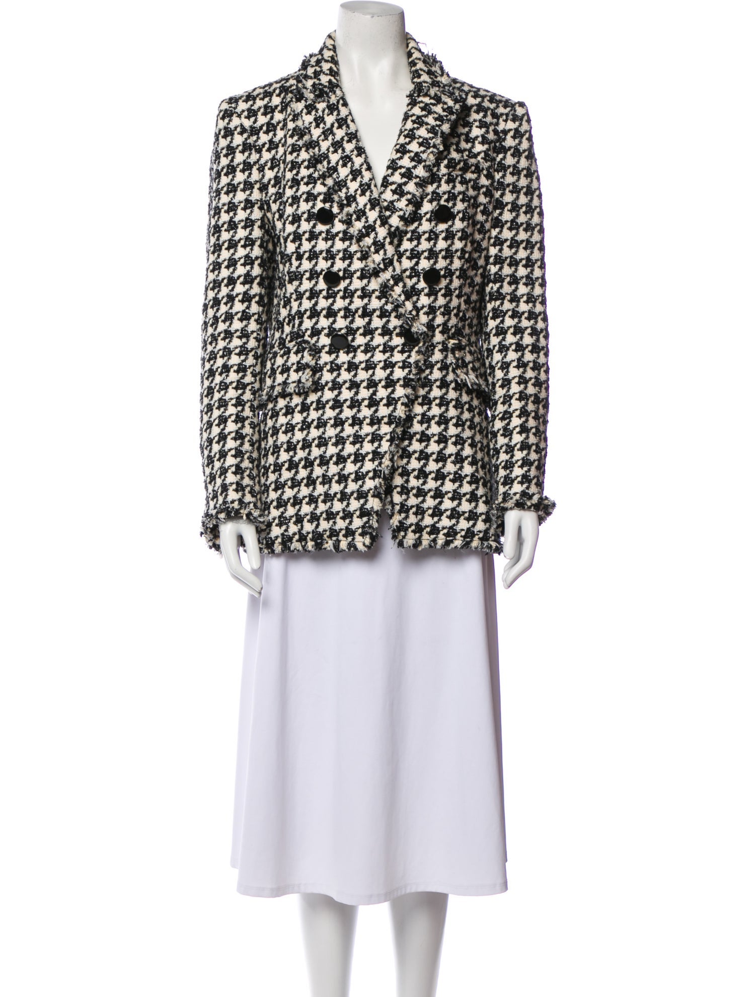 Veronica Beard Houndstooth Print Blazer