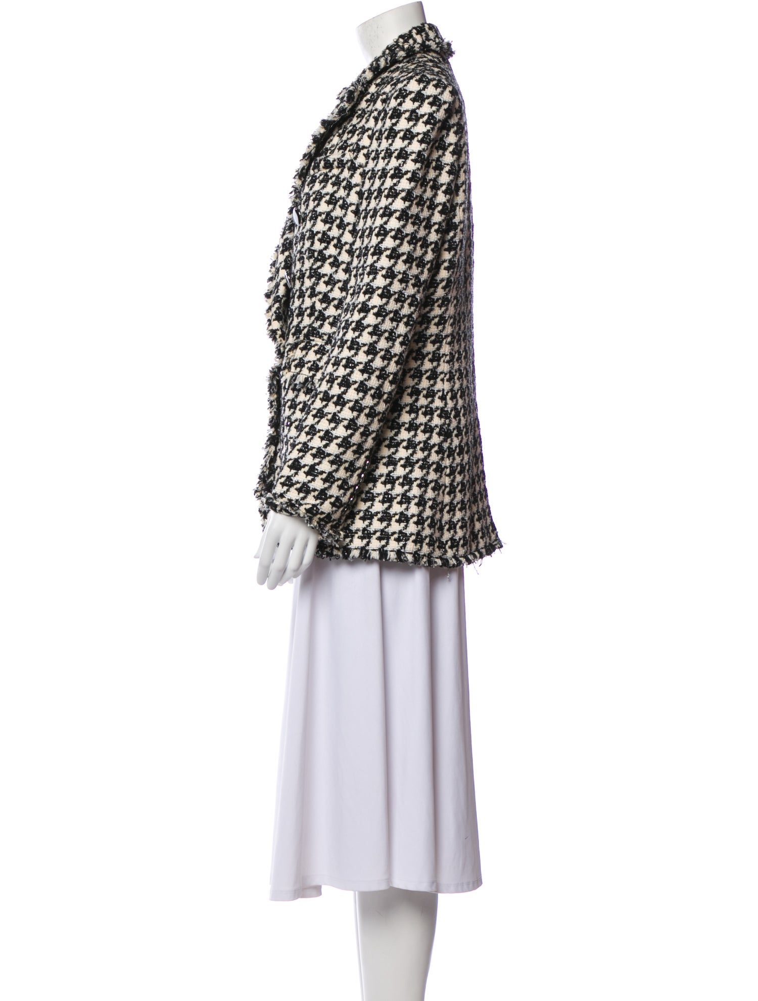 Veronica Beard Houndstooth Print Blazer