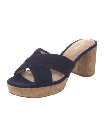 Veronica Beard Suede Slides