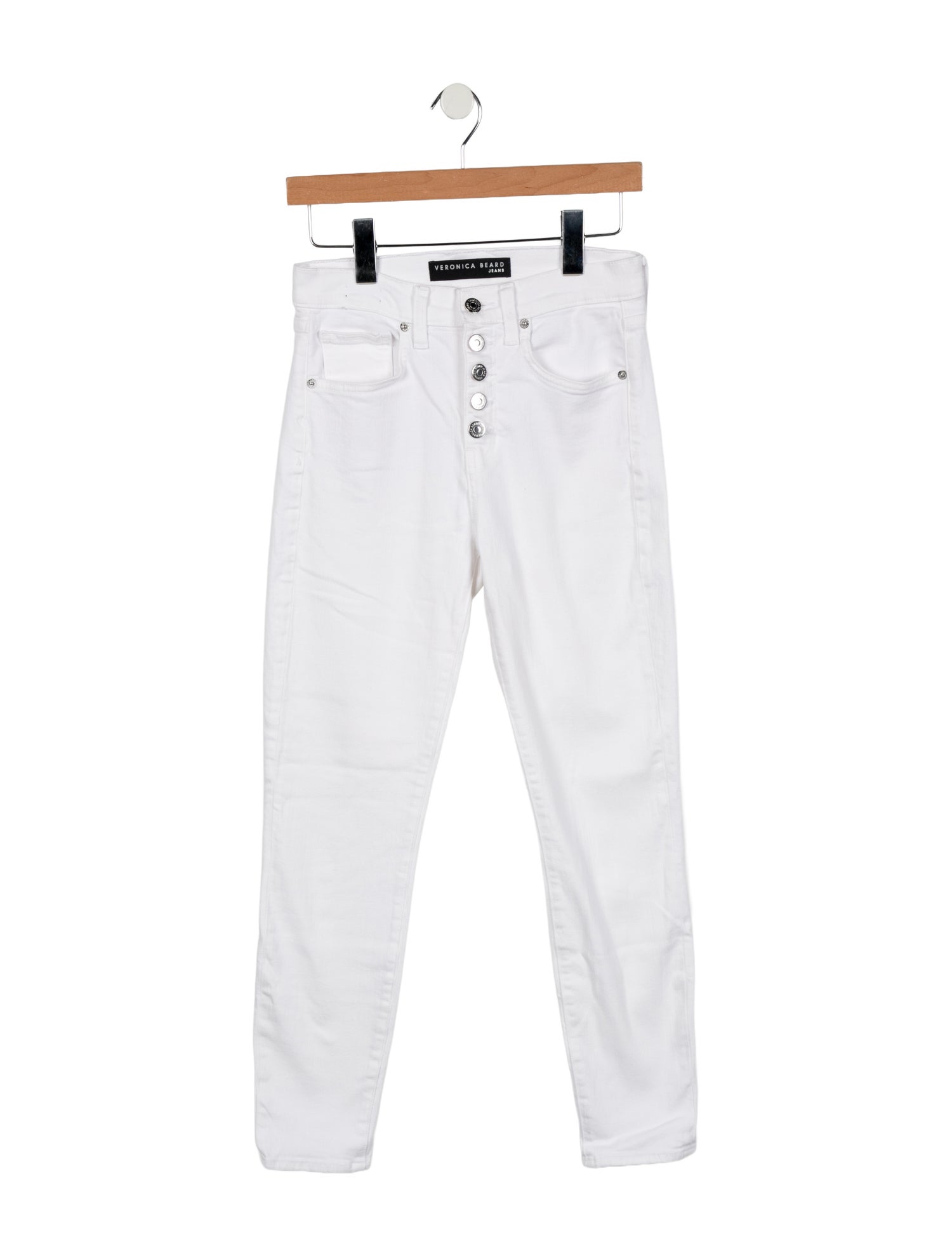 Veronica Beard Mid-Rise Skinny Leg Jeans