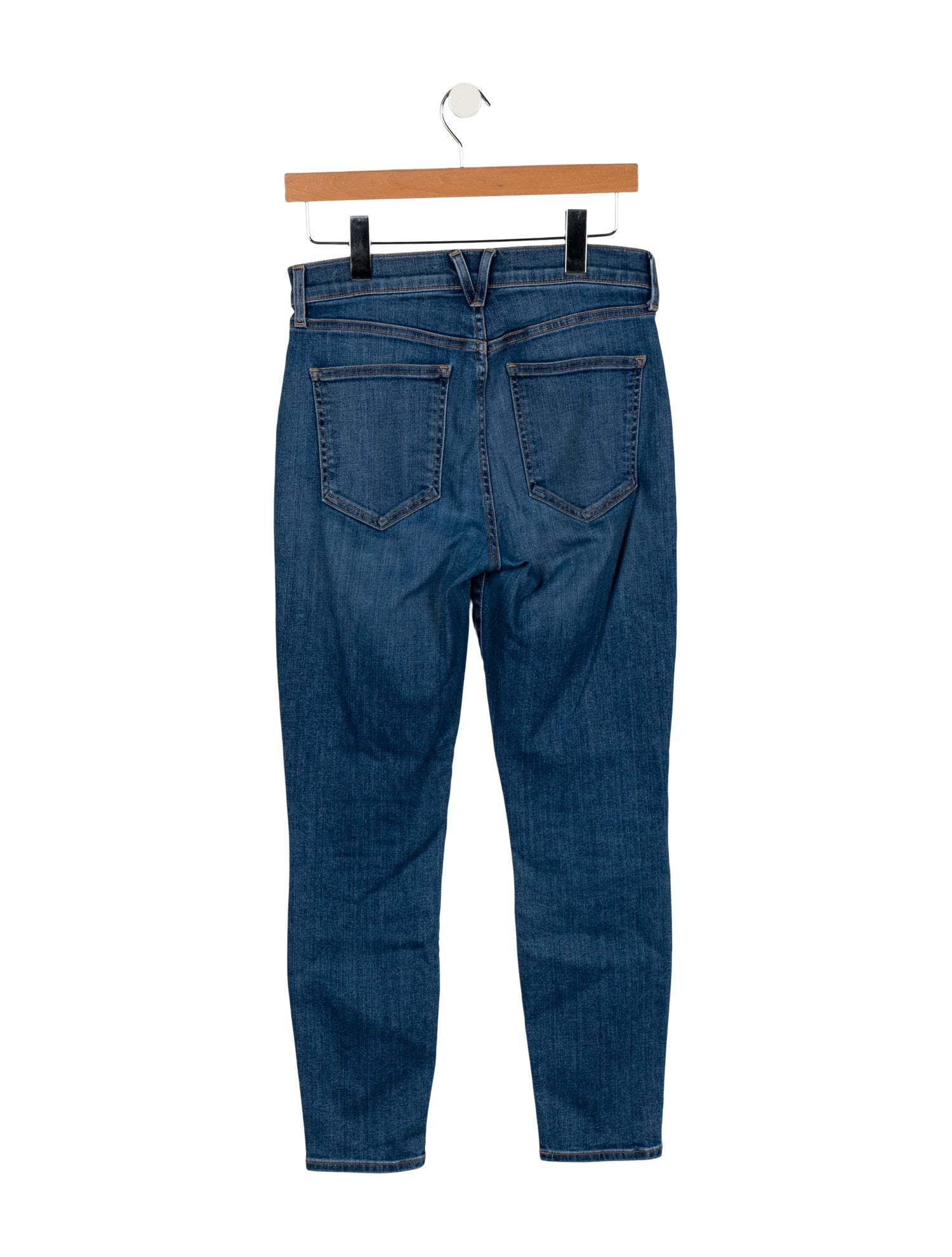 Veronica Beard Mid-Rise Skinny Leg Jeans