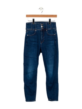 Veronica Beard High-Rise Skinny Leg Jeans