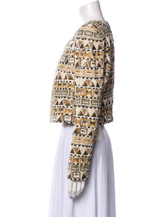 Veronica Beard Printed Evening Jacket