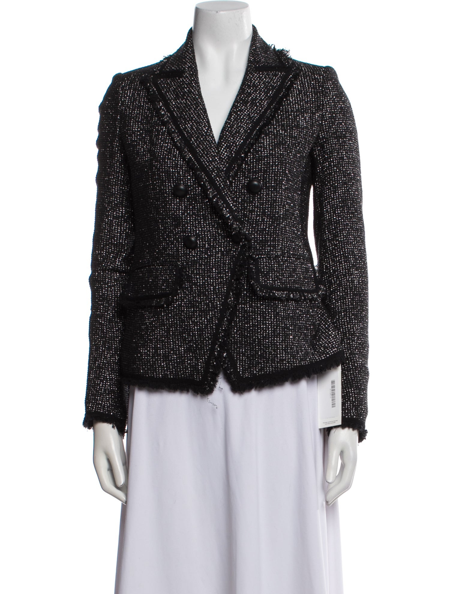 Veronica Beard Tweed Pattern Blazer