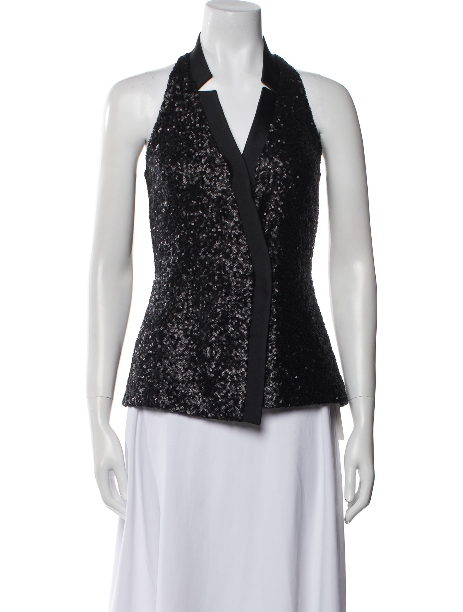 Veronica Beard Halterneck Sleeveless Top