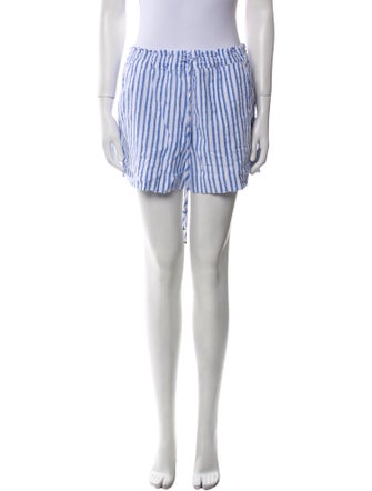 Veronica Beard Striped Mini Shorts