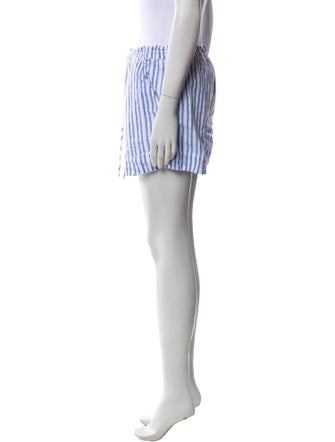 Veronica Beard Striped Mini Shorts