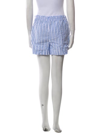 Veronica Beard Striped Mini Shorts