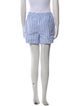 Veronica Beard Striped Mini Shorts
