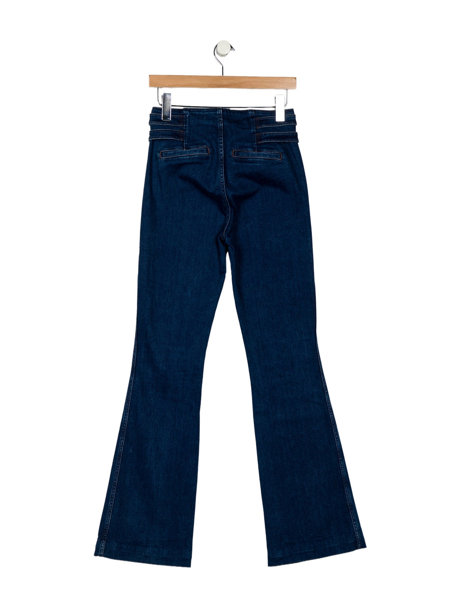 Veronica Beard Mid-Rise Wide Leg Jeans