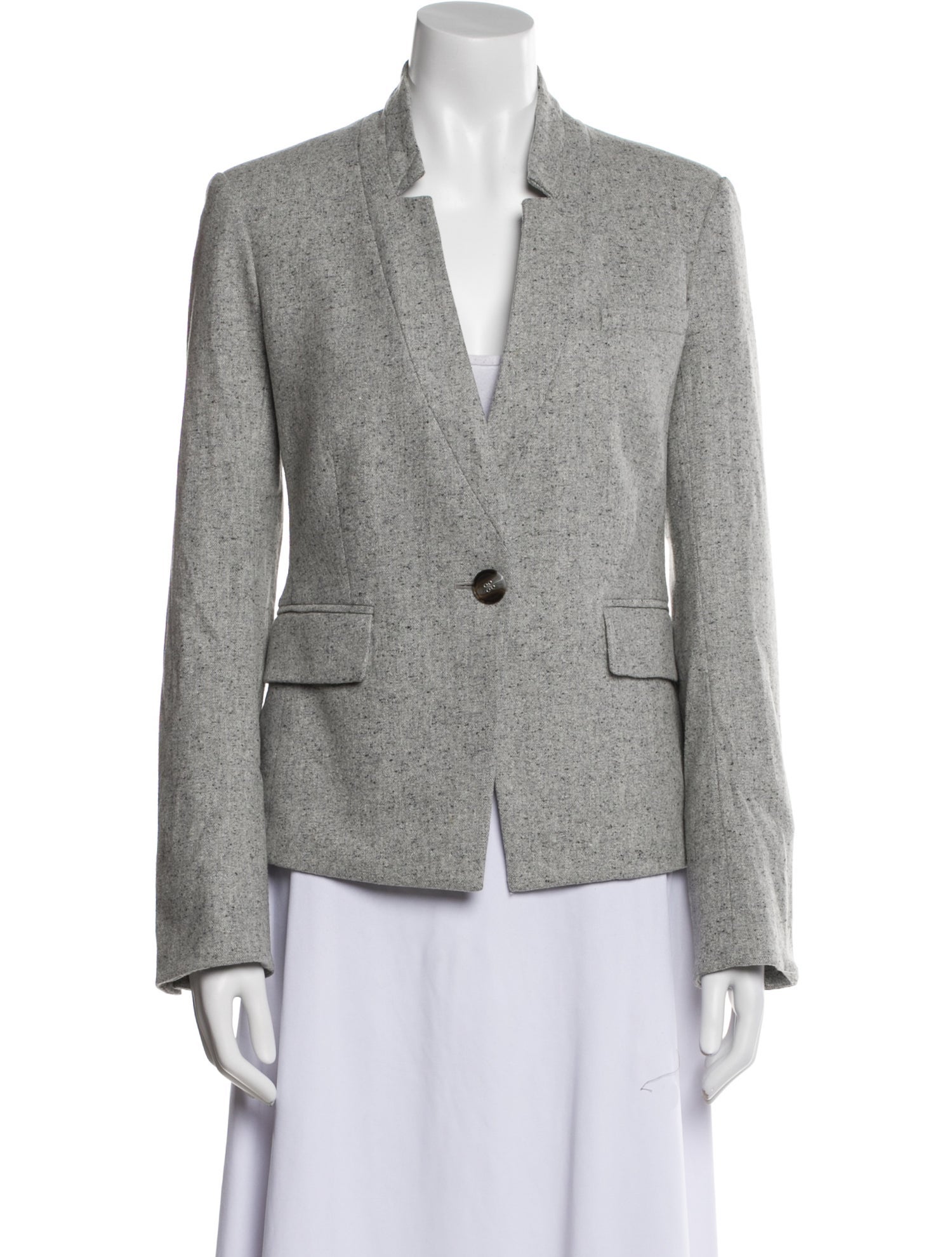 Veronica Beard Wool Printed Blazer
