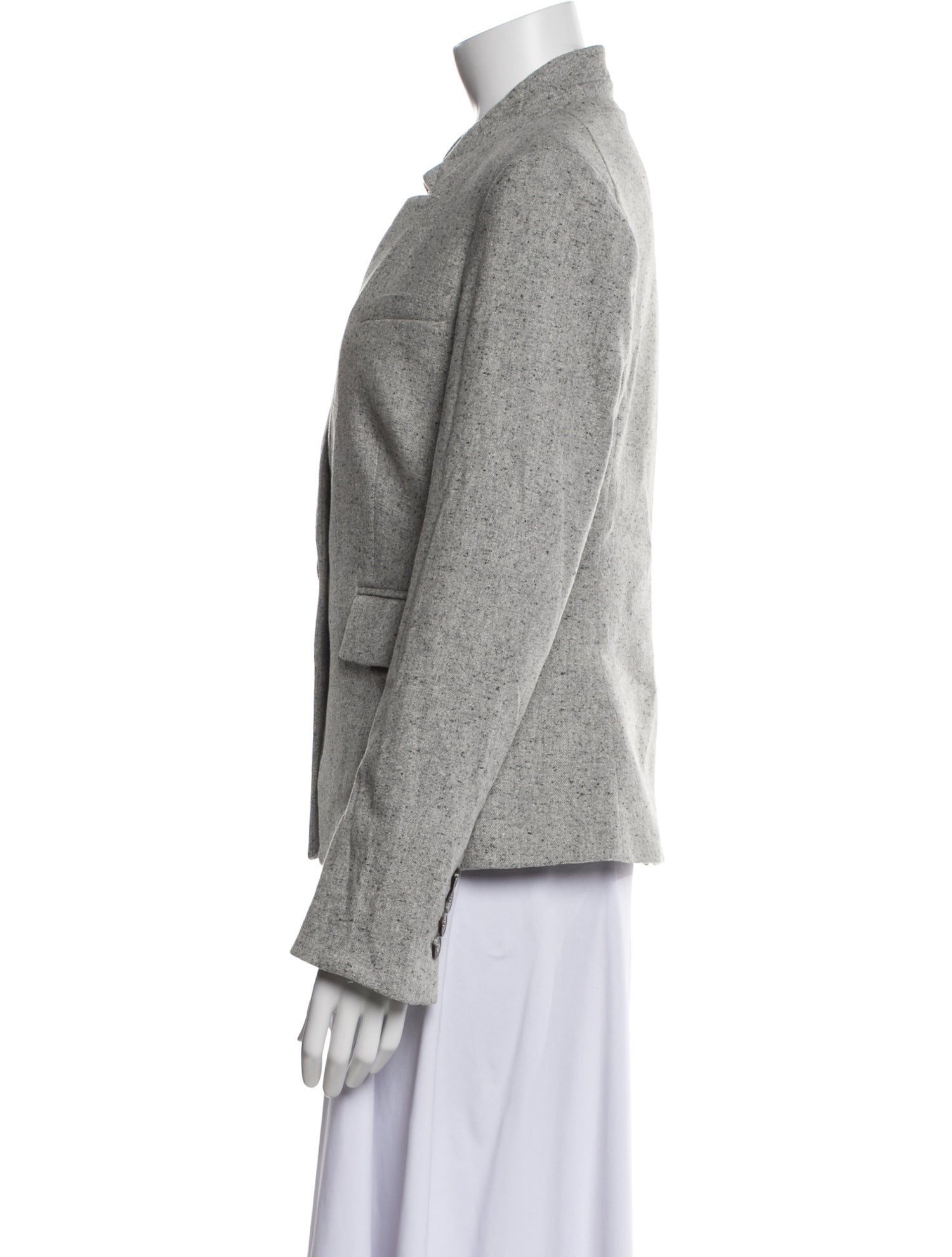 Veronica Beard Wool Printed Blazer