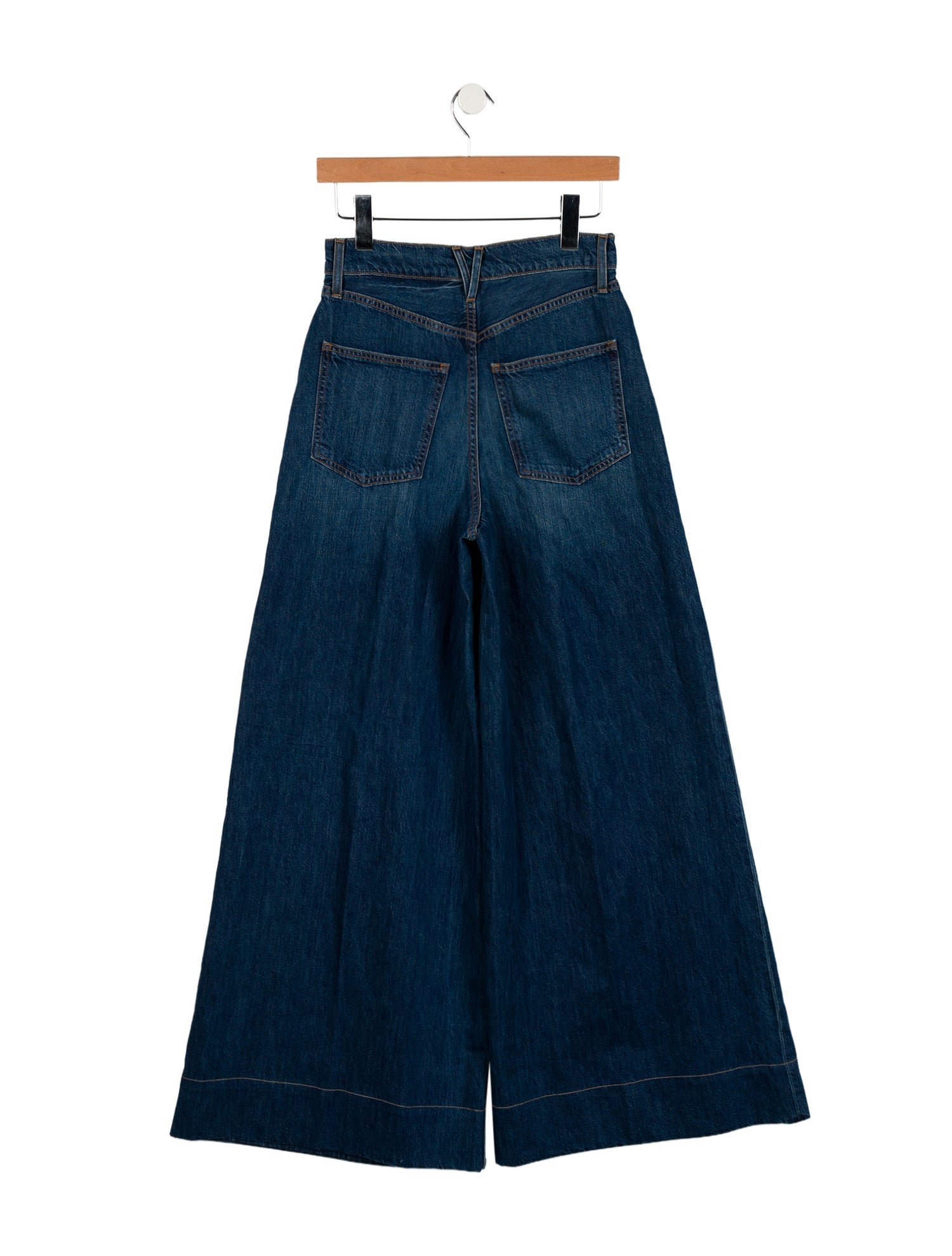Veronica Beard High-Rise Wide Leg Jeans