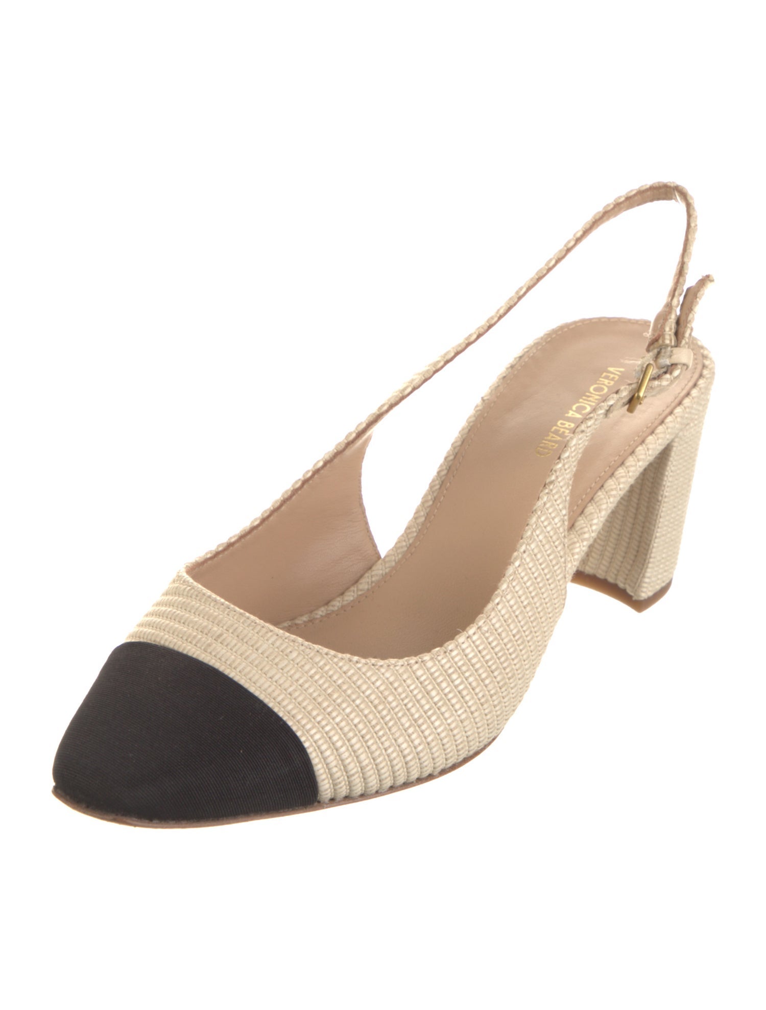 Veronica Beard Animal Print Slingback Pumps